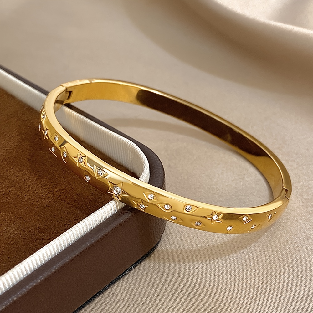 Fashion Stainless Steel Slim Bangle Bracelet